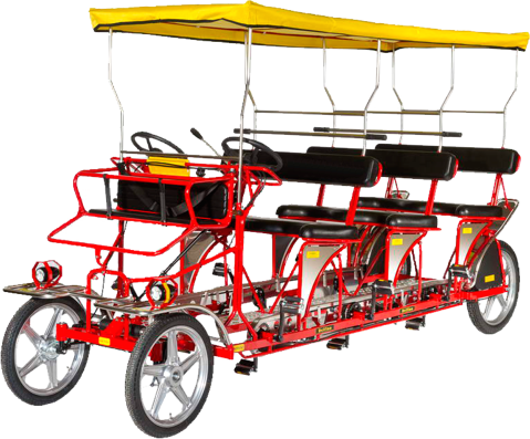 Surrey Bike, Four Wheel Bike, 2 & 4 Person Bicycle